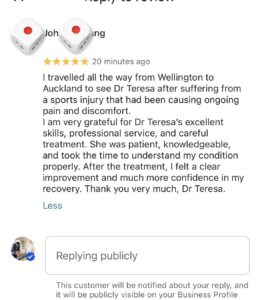 shoulder blade pain Auckland acupuncture Teresa shen