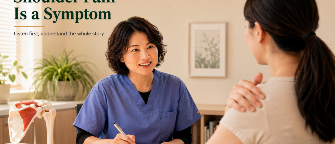 shoulder pain, shoulder pain causes, referred shoulder pain, cervical radiculopathy, brachial plexus, thoracic outlet syndrome, rotator cuff injury, frozen shoulder, shoulder blade pain, nerve pain, acupuncture for shoulder pain, Traditional Chinese Medicine, Auckland acupuncture, Teresa Shen