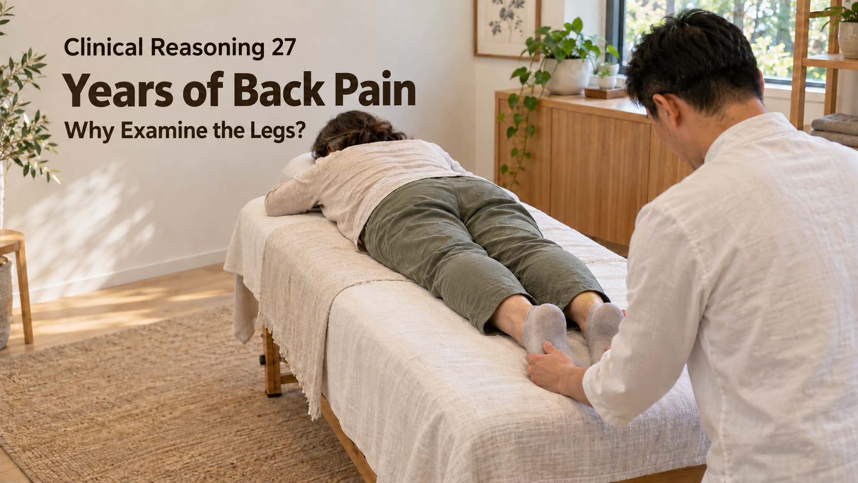 Chronic Lower Back Pain, Sacroiliac Joint, Apparent Leg-Length Difference, Functional Leg-Length Discrepancy, Pelvic Function, Lumbosacral Pain, Manual Therapy, Clinical Assessment, Functional Reassessment