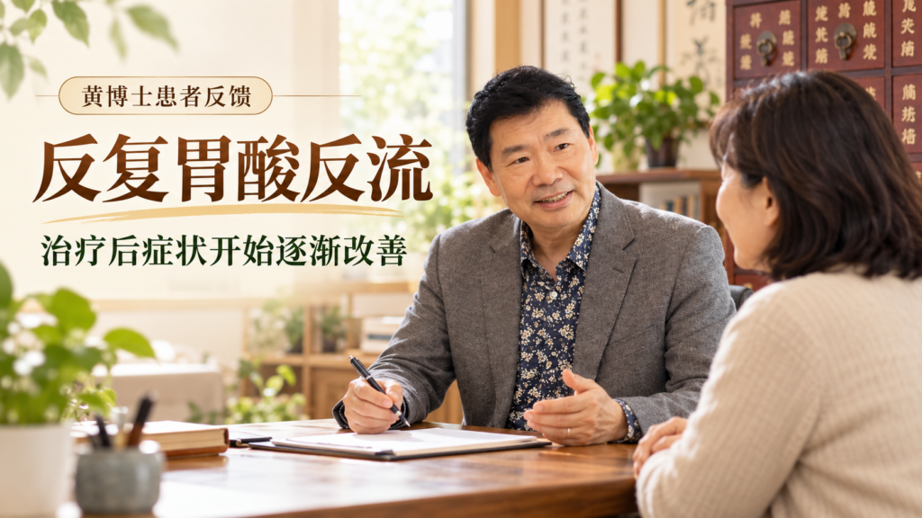 胃酸反流患者反馈, 嗳气, 上腹不适, 胃酸反流针灸, 黄博士针灸, 奥克兰针灸, 患者真实反馈